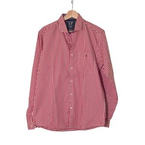 NWOT Red Checkered Men's Shirt, 40